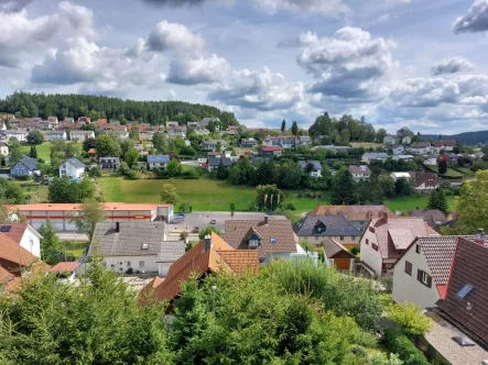 Aussicht - Grundstück kaufen in St. Gerogen - Grundstück mit Bestands-/Abrisshaus im Stadtkern in 78122 St. Georgen im Schwarzwald
