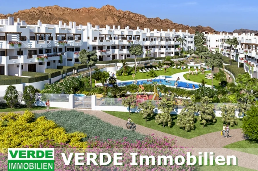 Ansicht - Wohnung kaufen in San Juan de Los Terreros - Mediterrane Neubauwohnung mit großer Terrasse direkt an der Costa Almeria