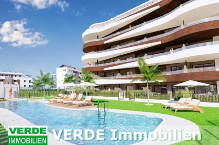 Südansicht - Wohnung kaufen in Sa Coma - Gartenidyll mit großer Sonnenterrasse am Naturschutzgebiet bei Cala Millor
