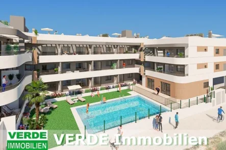 Südansicht - Wohnung kaufen in Mil Palmeras - Altengerechte Komfortwohnungen in bester Lage südlich von Alicante