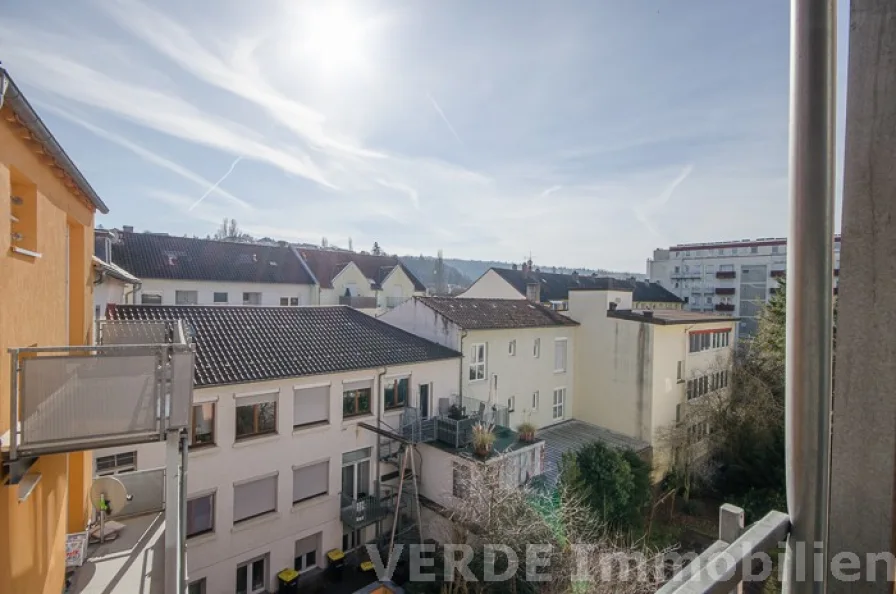 Ausblick Balkon