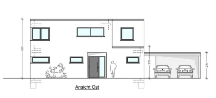 Bild1 - Haus kaufen in Steinheim - Schöner Wohnen in Steinheim...neuwertiges Einfamilienhaus aus 2021 im Bauhausstil