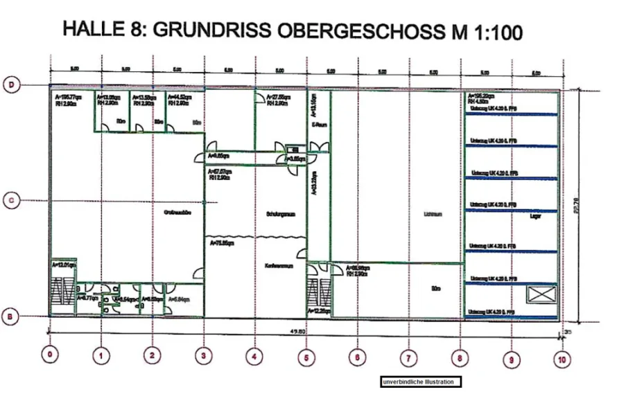 Grundriss Büro-Gewerbefläche