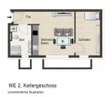 Grundriss Wohnung Nr. 2