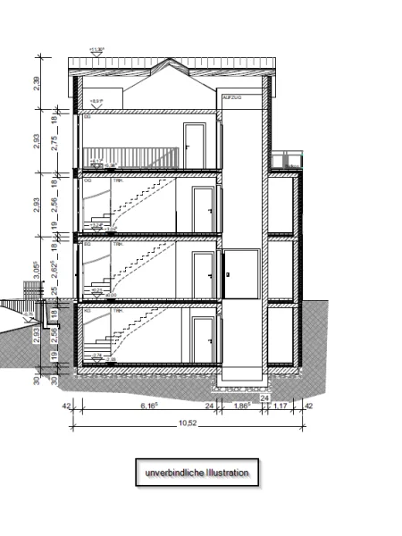 unverbindliche Illustration Schnitt B-B