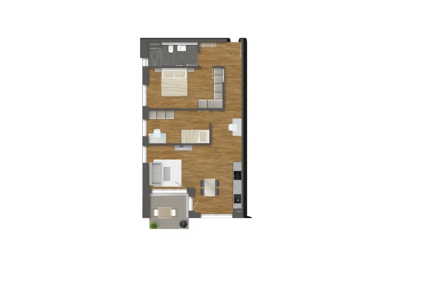 Wohnung 13 unverbindl. Illustration