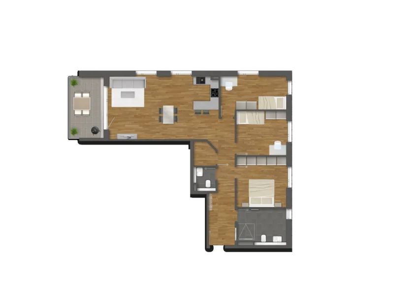 Wohnung 16 unverbindl. Illustration