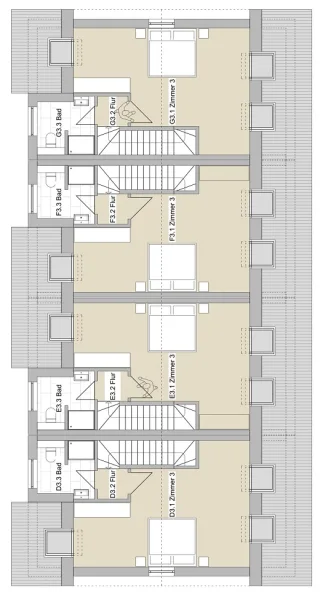 Grundrisse DG Haus D-G