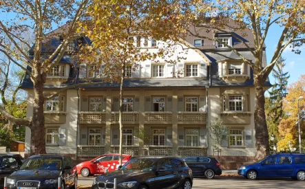 Außenansicht - Wohnung mieten in MA-Oststadt - Luxus Maisonette-Wohnung in denkmalgeschützter Villa - direkt am Luisenpark und Neckar