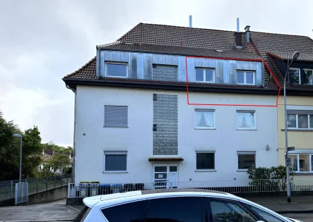 Titel - Wohnung kaufen in Mannheim / Feudenheim - Moderne 3-Zimmer-ETW über 2 Ebenen mit Dachterrasse, Kellerraum und PKW-Stellplatz