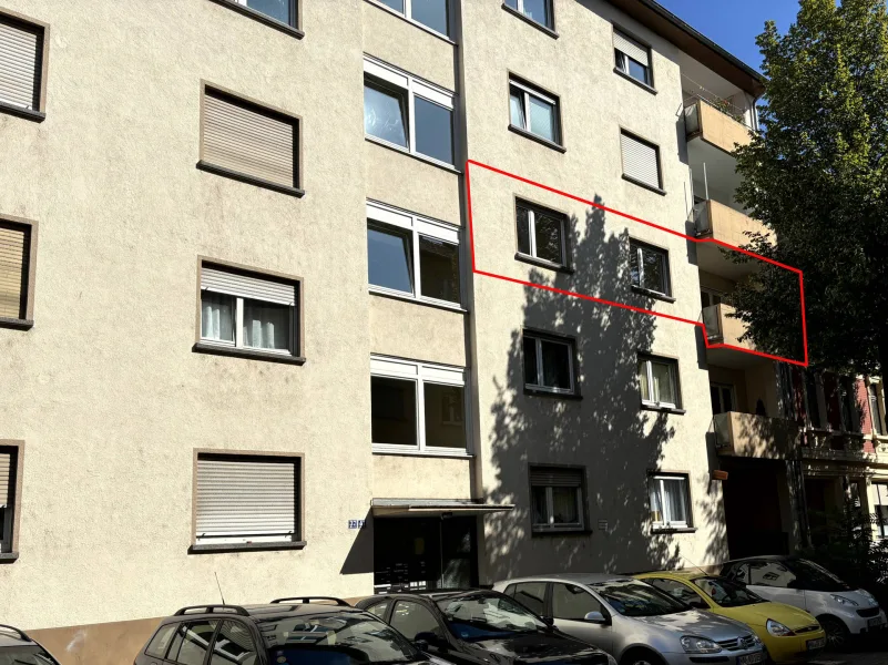 Titel - Wohnung mieten in Mannheim / Lindenhof - Moderne, helle 3-Zimmer-Wohnung mit Balkon, Kellerraum und Garage in sehr gesuchter Wohnlage