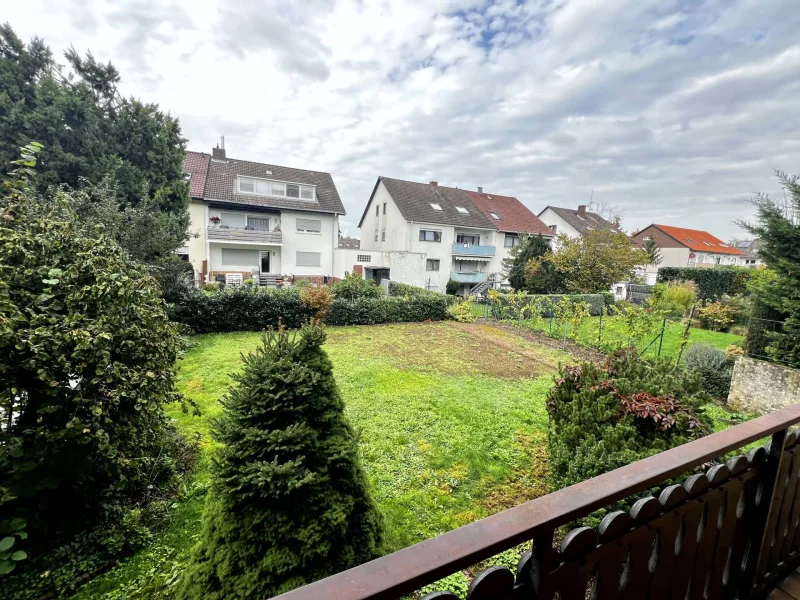 Ausblick vom Balkon