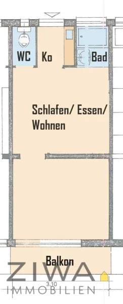 Wohnungsgrundriss