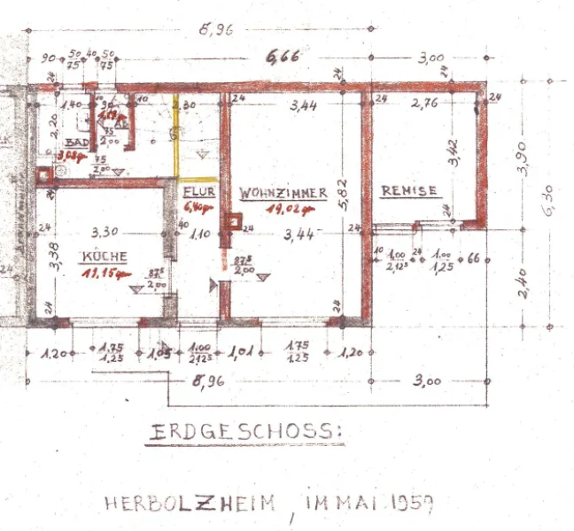 urspr. Grundriss EG