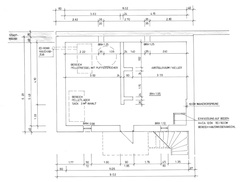 Grundriss Untergeschoss