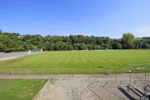 Blick auf Sportplatz