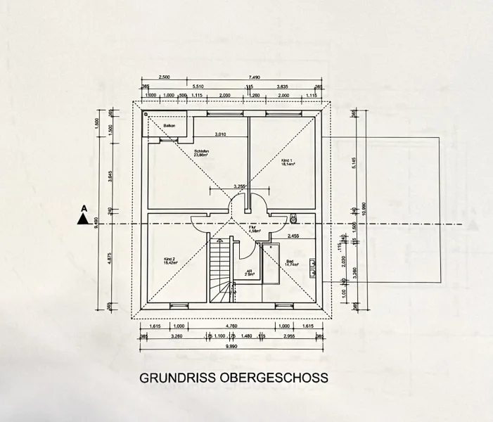 Grundriss Obergeschoss