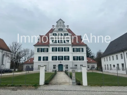 Ansicht auf Schloss - Wohnung kaufen in Krumbach (Schwaben) / Niederraunau - Im Schloss wohnen - generationenübergreifende Behaglichkeit - Niederraunau/Krumbach!