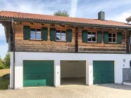 Ansicht Anbau mit Garage