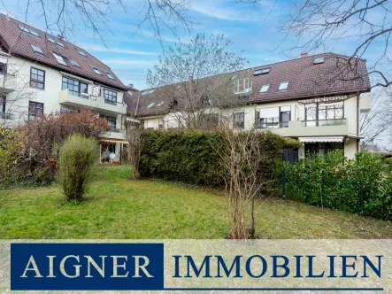 Gemeinschaftsgarten - Wohnung kaufen in München - AIGNER - Vermietete Maisonettewohnung in Feldmoching