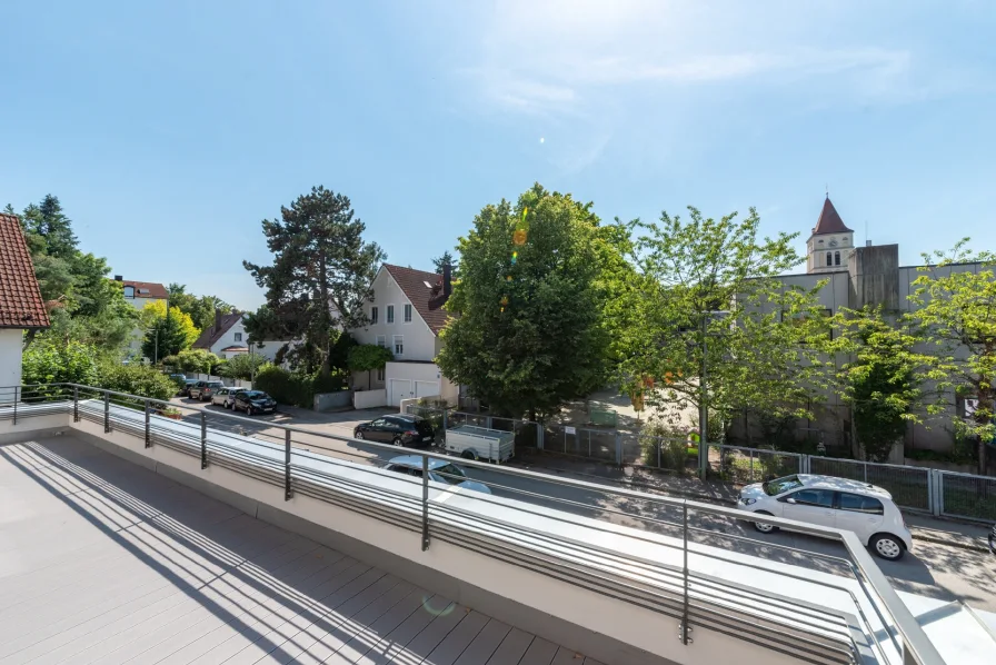 Ausblick von der Terrasse