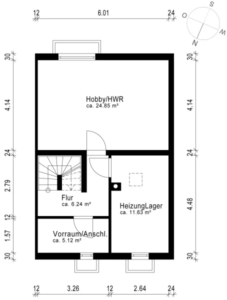 Grundriss Untergeschoss