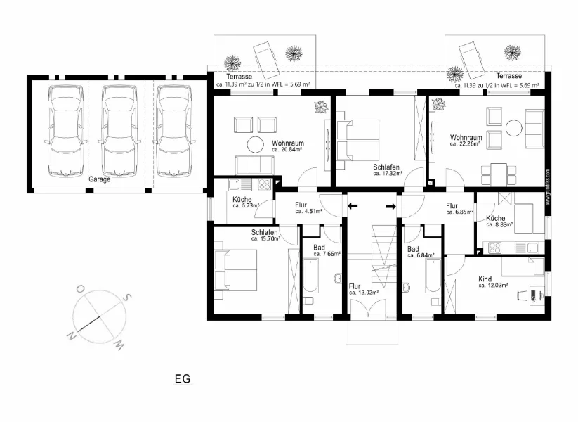 Grundriss Erdgeschoss