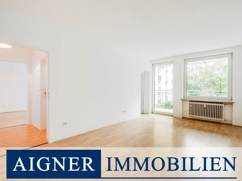 Wohnraum - Wohnung kaufen in München - AIGNER - Zentral gelegene 2-Zimmer-Wohnung in Schwabing ideal für Selbstbezug wie Kapitalanlage