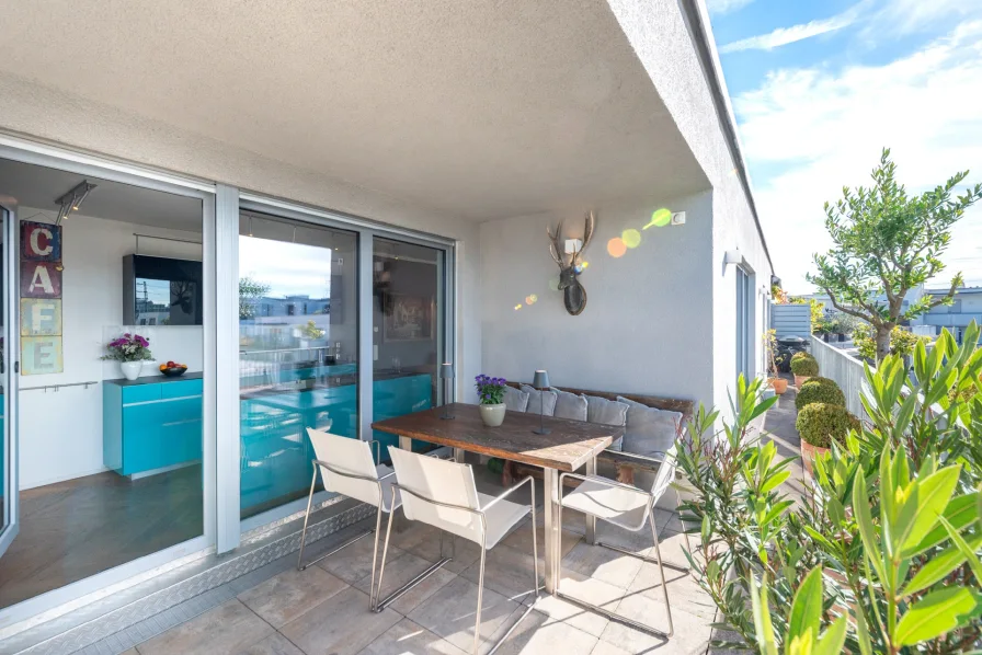 Dachterrasse mit Weitblick