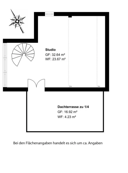 Grundriss Obergeschoss ELW