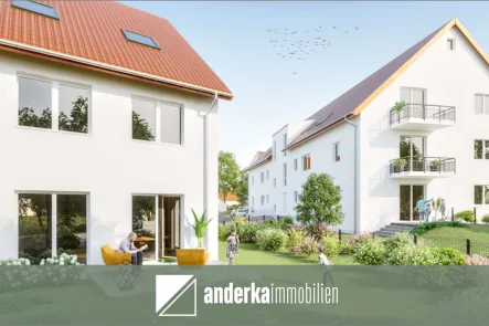  - Wohnung kaufen in Schmiechen - NEUBAU: Traumhafte 3-Zimmer-Wohnung mit großem Gartenanteil!