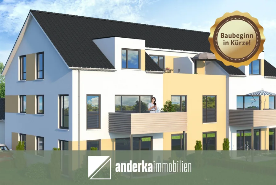  - Wohnung kaufen in Dietenheim - Neubau erfolgreich gestartet! Gemütliches 2-Zimmer-Dachstudio mit Balkon!