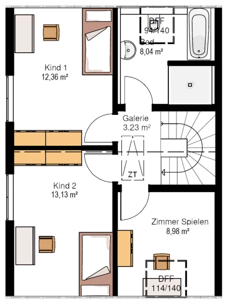 Haus 1_Dachgeschoss