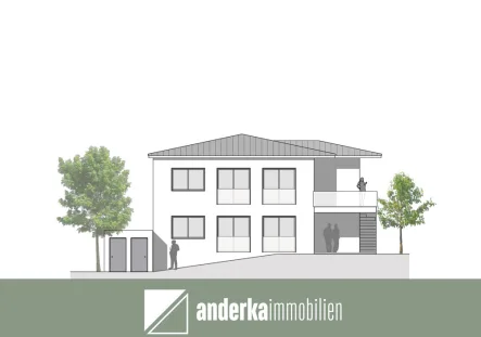  - Wohnung kaufen in Günzburg - Exklusive Neubau-Wohnung in Günzburg / 3-Zimmer / Gartenanteil / ruhige Lage