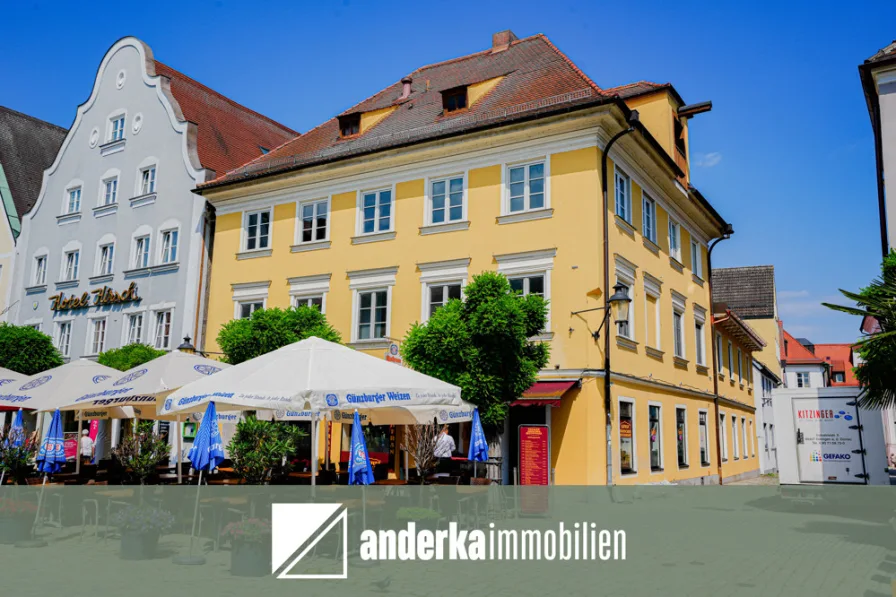  - Büro/Praxis mieten in Günzburg - TOP gelegene, große Büroeinheit mit Dachterrasse mitten auf dem Günzburger Marktplatz zu vermieten!