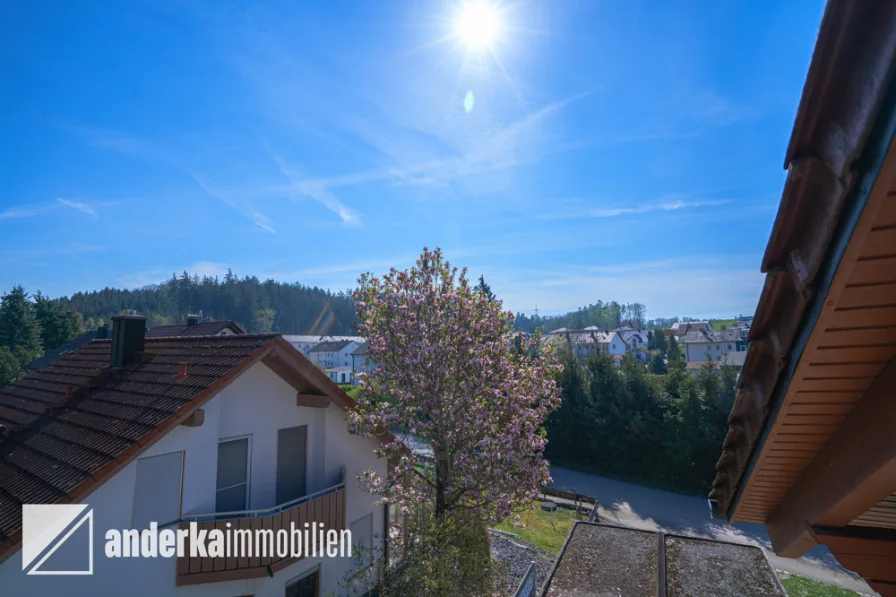 Ausblick Balkon