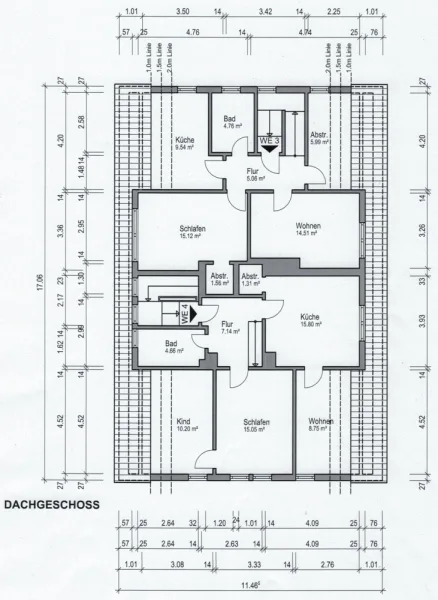 Grundriss Dachgeschoss