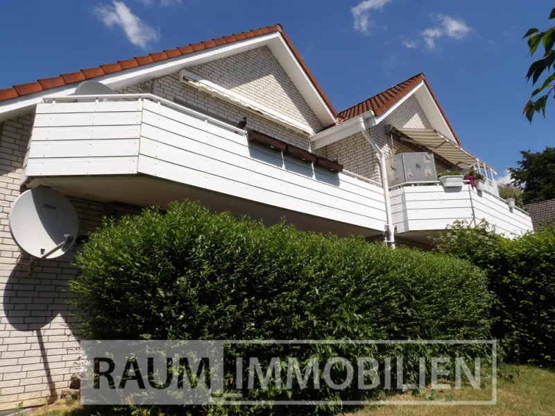 Gebäudeansicht Gartenseite - Wohnung kaufen in Bünde - 4 Eigentumswohnungen...nur komplett zu verkaufen!!