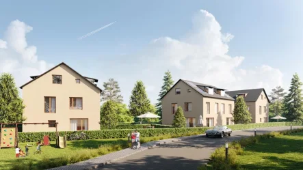 Gesamtansicht - Haus kaufen in Starnberg - JETZT zeitnah günstiges KfW Darlehen sichern - massive LEHMBAUWEISEökologisch und WOHNGESUND