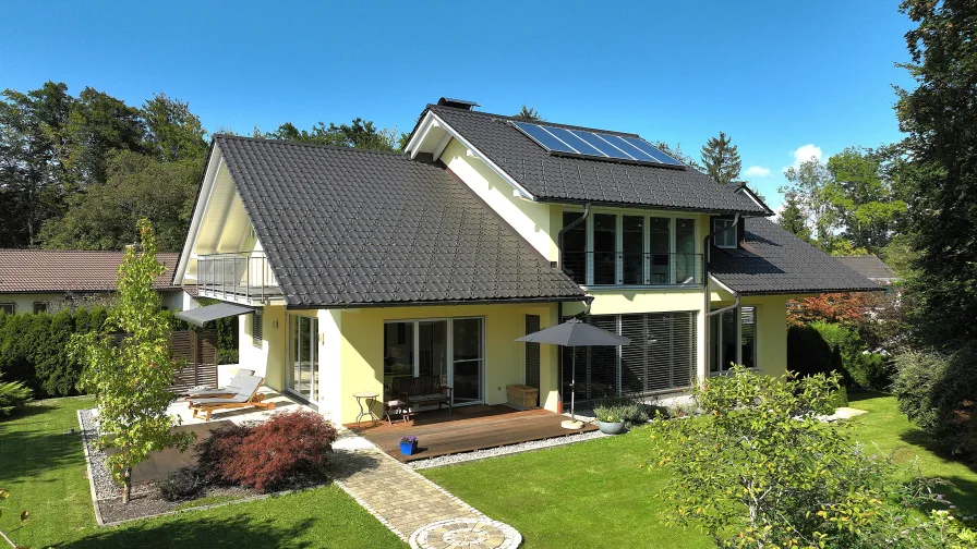 Panoramaaufnahme Pöcking - Haus kaufen in Pöcking - LEBENSQUALITÄT in SEENÄHE