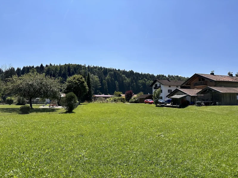 Blick von Norden in Richtung Süden