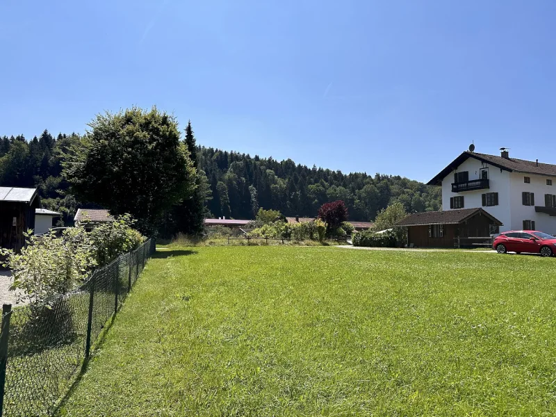 Blick von Norden in Richtung Süden