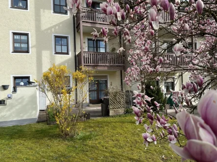 Südansicht - Wohnung kaufen in Trostberg - 2 Zimmer Gartenwohnung!