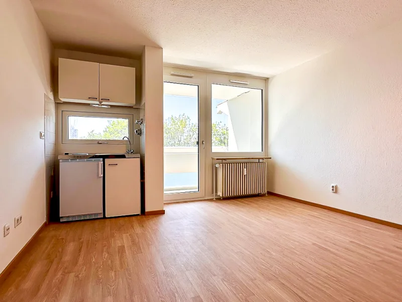 Wohn-/Schlafbereich - Wohnung kaufen in München - Attraktives 1-Zimmer-Apartment - Ideal für Singles oder Studenten!