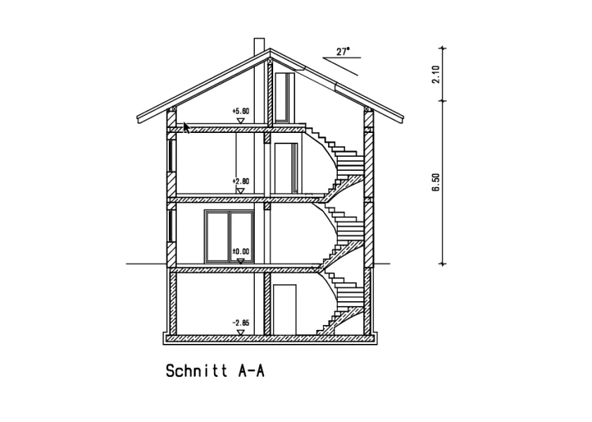 Schnitt Querformat