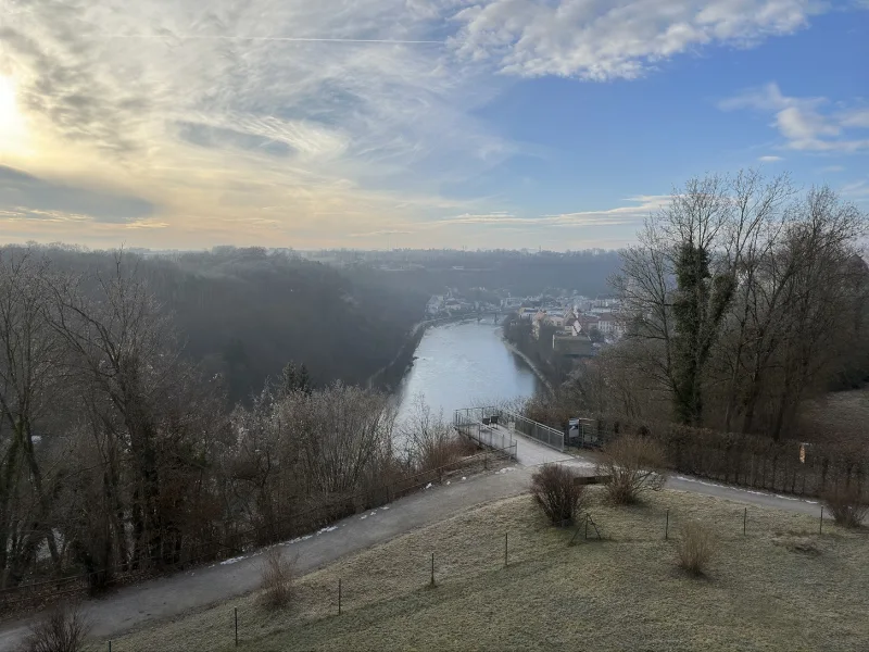 Aussicht auf die Salzach und die Altstadt