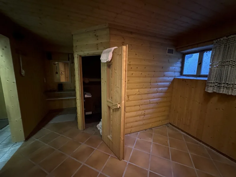 Sauna im Keller