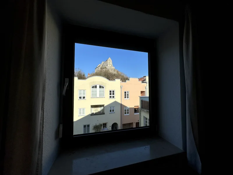 Burgblick vom Schlafzimmer 