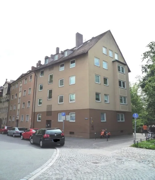 Außenansicht - Wohnung mieten in Nürnberg - Nürnberg-Altstadt! Gemütliche 2-Zimmer-Wohnung mit Blick auf die Pegnitz