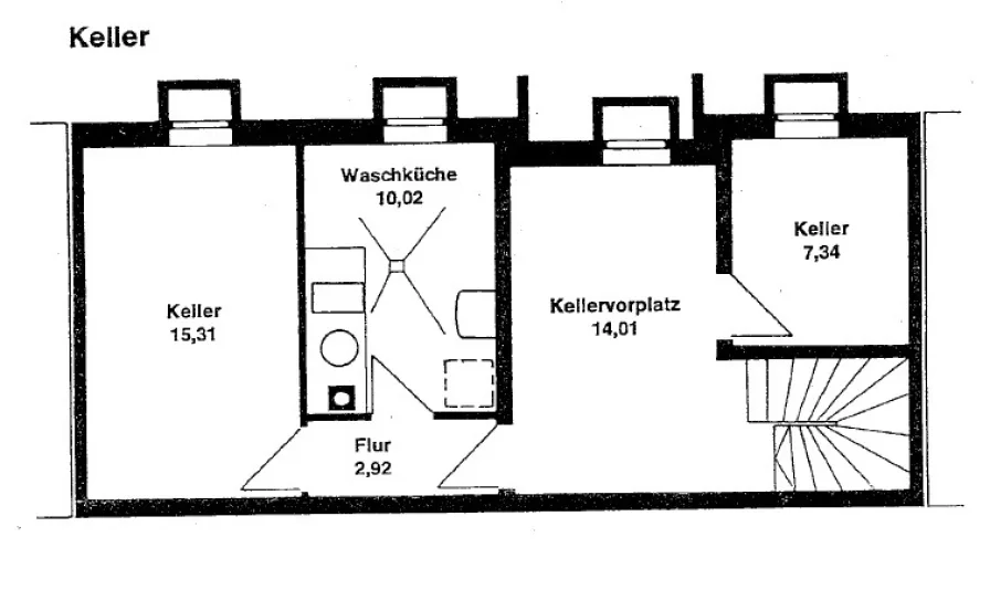 Grundriss Keller